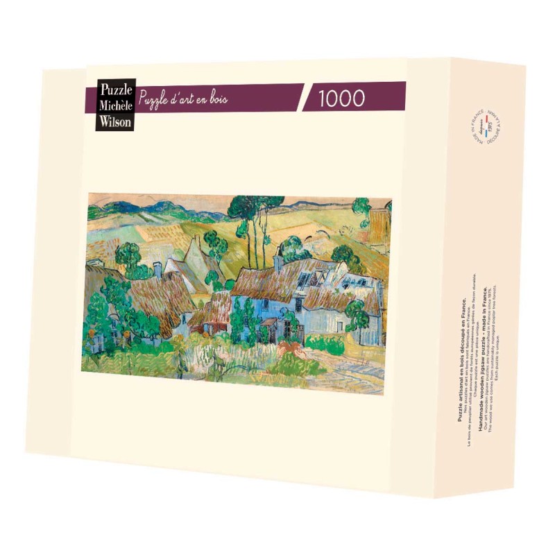 Puzzle 1000 pièces - Fermes Pres D'Auvers Vincent Van Gogh