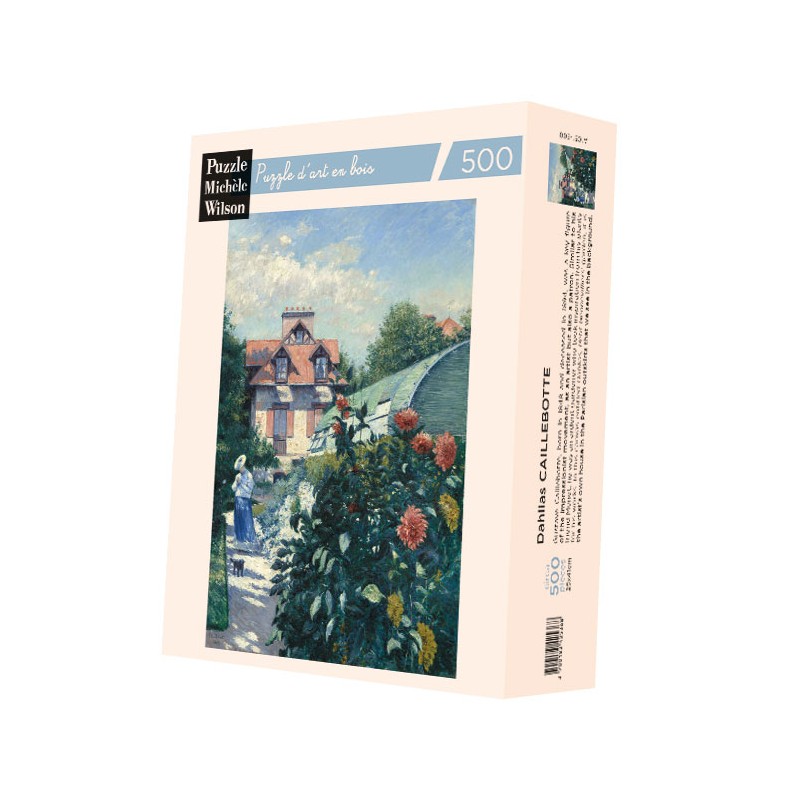 Puzzle 500 pièces - Les Dalhias Gustave Caillebotte