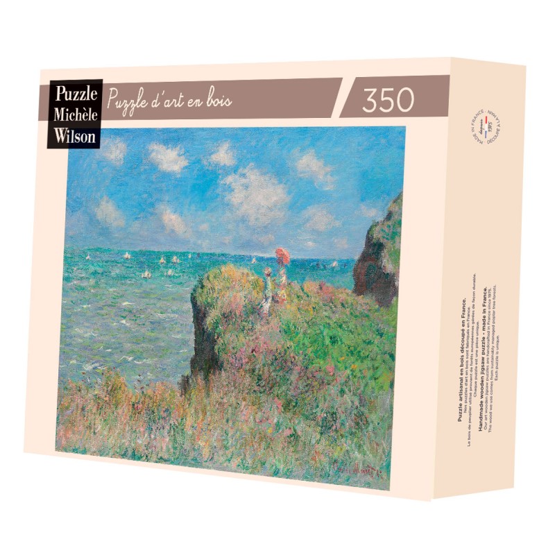 Puzzle 350 pièces - Promenade Sur La Falaise Monet