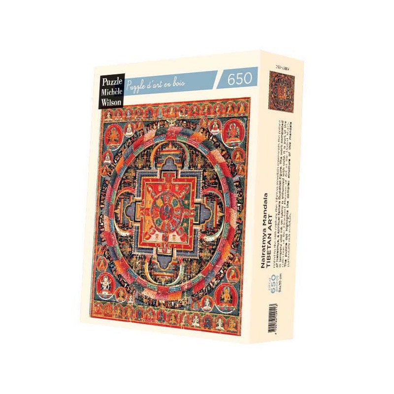 Puzzle 650 pièces - Mandala De Nairatmya Art Tibetain