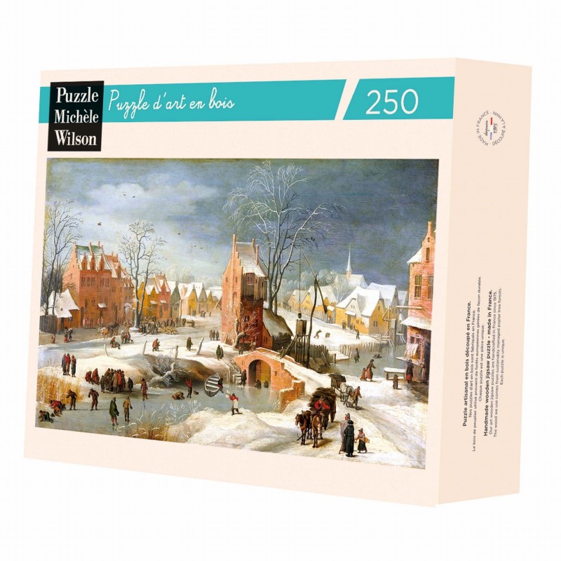 Puzzle 250 pièces - Paysage Enneige Bruegel