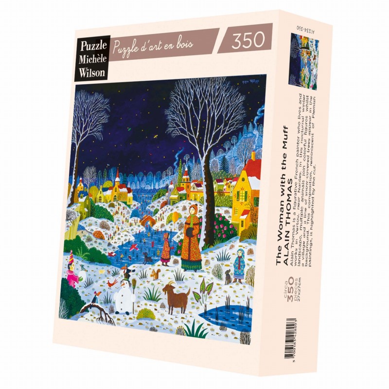 Puzzle 350 pièces - La Femme au Manchon  Thomas