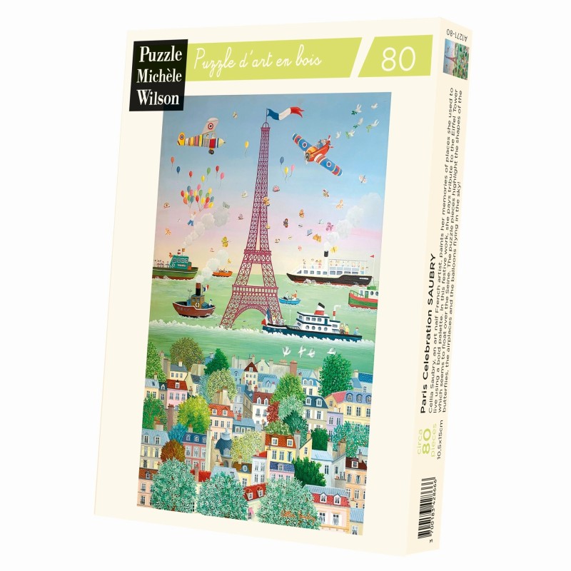 Puzzle 80 pièces - Paris En Fete Saubry