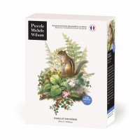 Puzzle 80 pièces - Tamia et Fougeres Whitney