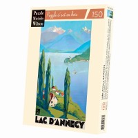Puzzle 150 pièces - Lac D'Annecy Roger Broders