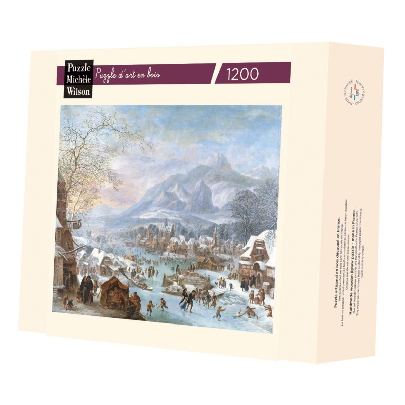Puzzle 1200 pièces - La Riviere En Hiver Griffier