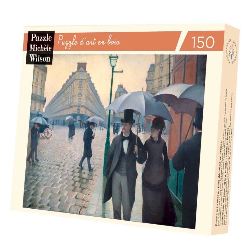 Puzzle 150 pièces - Rue De Paris Temps De Pluie, Gustave Caillebotte