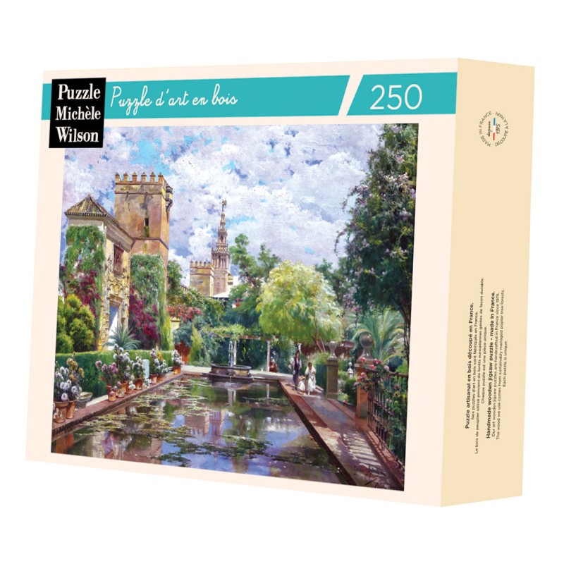 Puzzle 250 pièces - Le bassin d'Alcazar de Rodriguez - en Bois