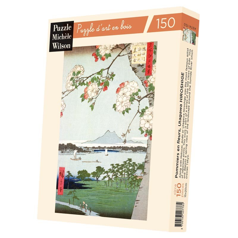 Puzzle 150 pièces - Pommiers en fleurs