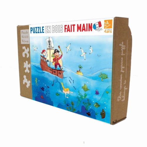 Puzzle 24 pièces Pirates -...