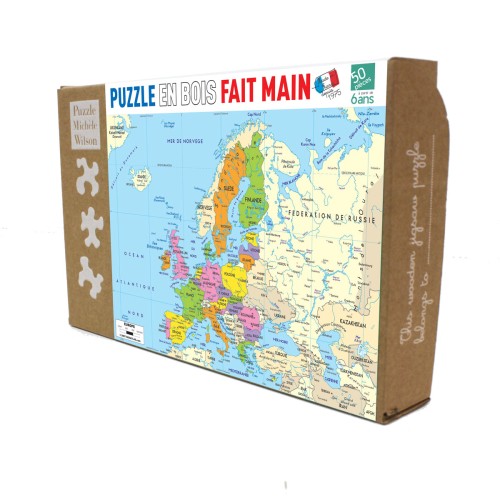 Puzzle 50 pièces - Carte...