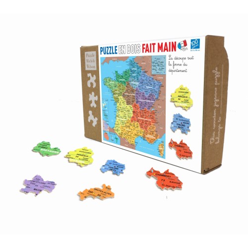 Puzzle 100 pièces - Carte...