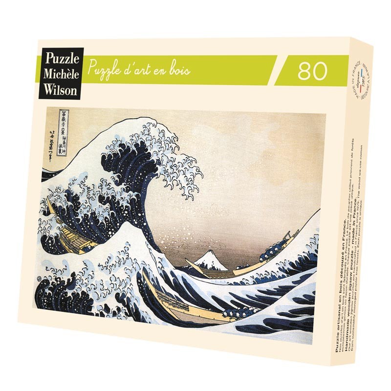 Puzzle 80 pièces - La vague - en Bois