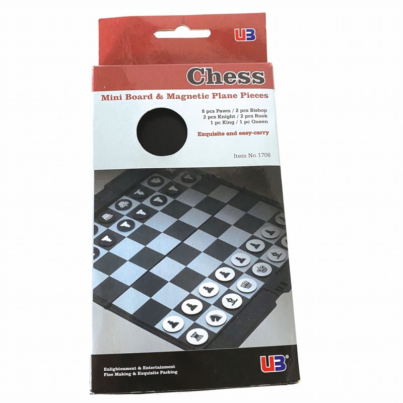 Coffret d'échecs magnétique de poche