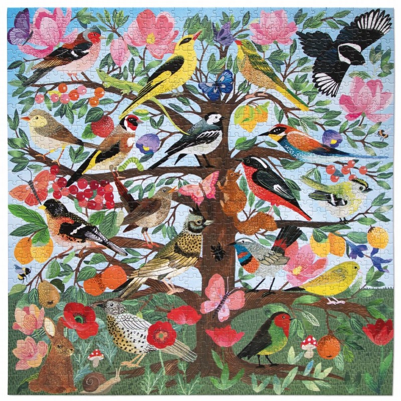 Puzzle 1000 pièces - French Medieval Songbirds