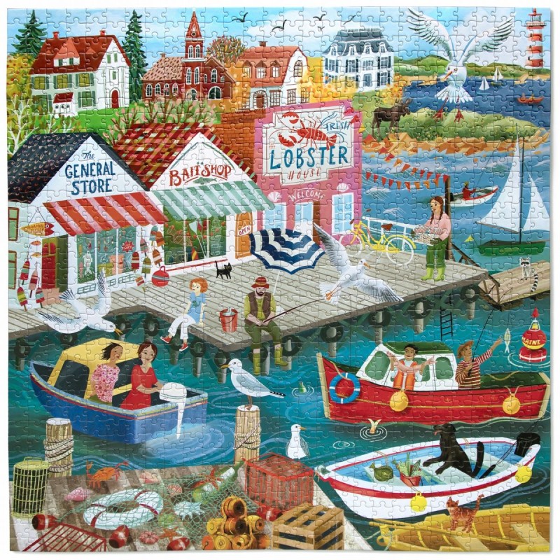 Puzzle 1000 pièces - New England Wharf