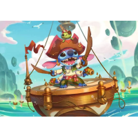Puzzle 300 pièces - Disney Lorcana Stitch Boucanier Alien