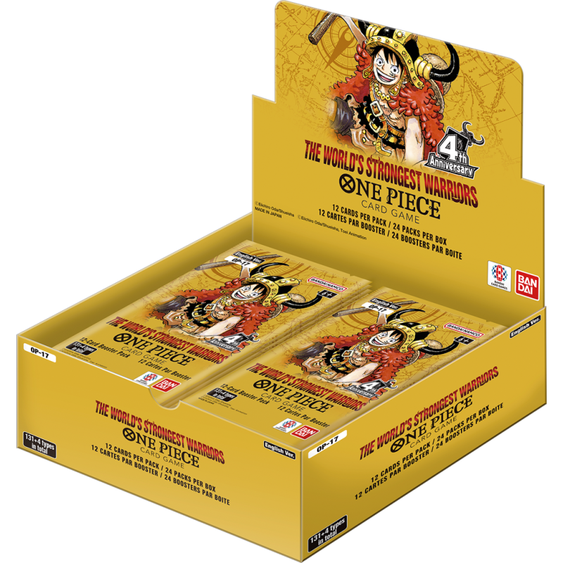 Display One Piece OP17 : The World's Strongest Warriors (Anglais)