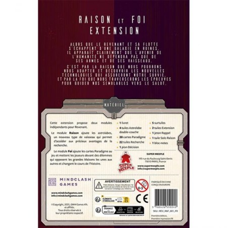 Revenant Extension Raison et Foi