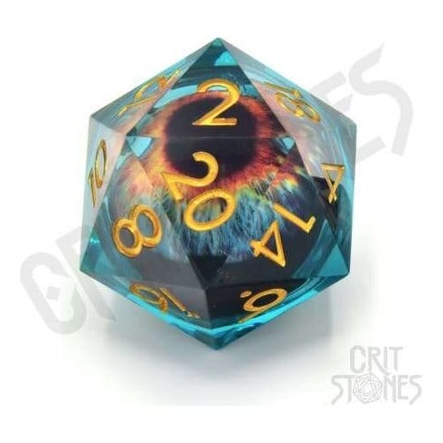 Dé D20 Critstones Liquid...