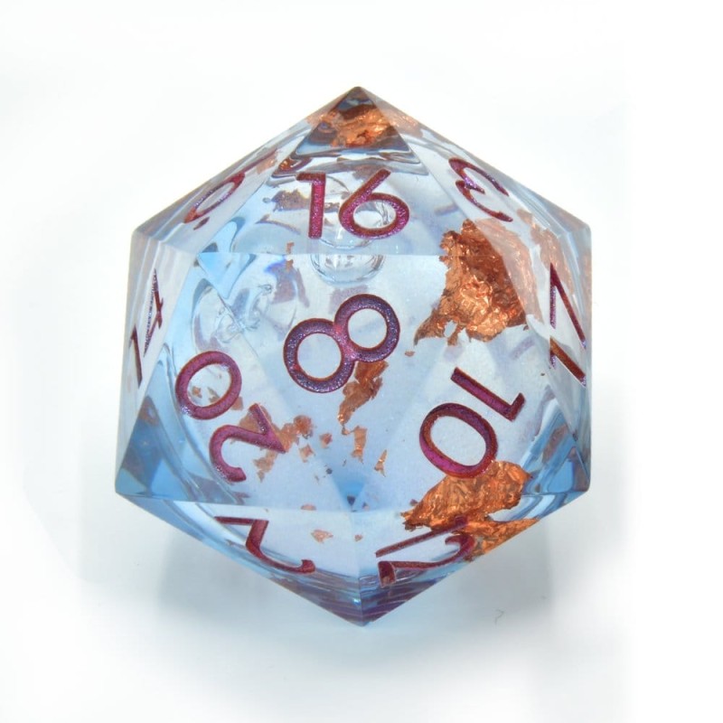 Dé D20 Critstones Liquid Core Seraphic Reverie