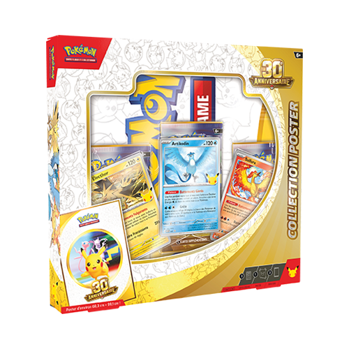 Pokemon 30 ans Coffret Poster