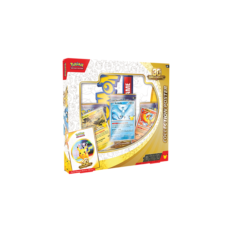 Pokemon 30 ans Coffret Poster