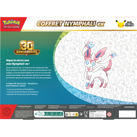 Pokemon 30 ans Coffret Nymphali-ex
