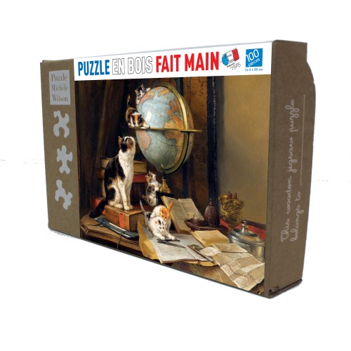 Puzzle en bois 100 pièces -...