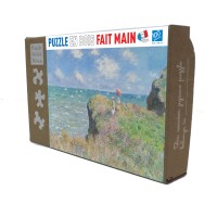 Puzzle en bois 100 pièces - Promenade sur la falaise, Pourville