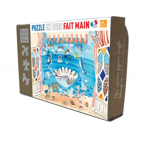 Puzzle en bois 24 pièces -...