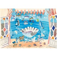 Puzzle en bois 24 pièces - Retour de théâtre pour le ballet Palm Beach