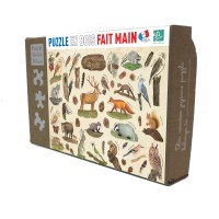 Puzzle en bois 50 pièces - Les animaux de la forêt