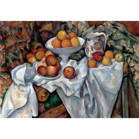 Puzzle en bois 50 pièces - Nature morte aux pommes et aux oranges