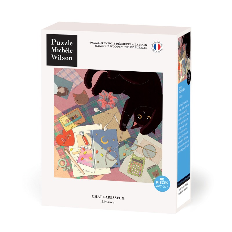 Puzzle 80 pièces - Chat paresseux, Limduey