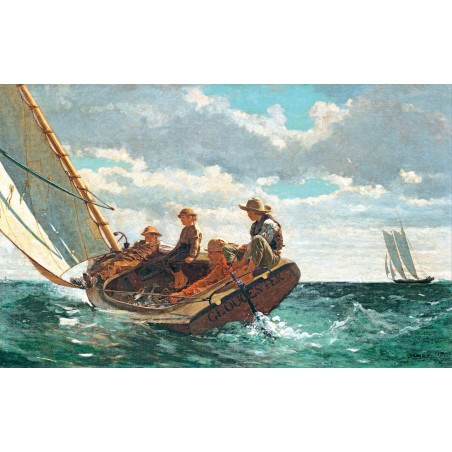 Puzzle 500 pièces - Le vent se lève, Winslow Homer