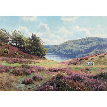 Puzzle 650 pièces - Pâturage à Thorso, Peter Mork Monsted