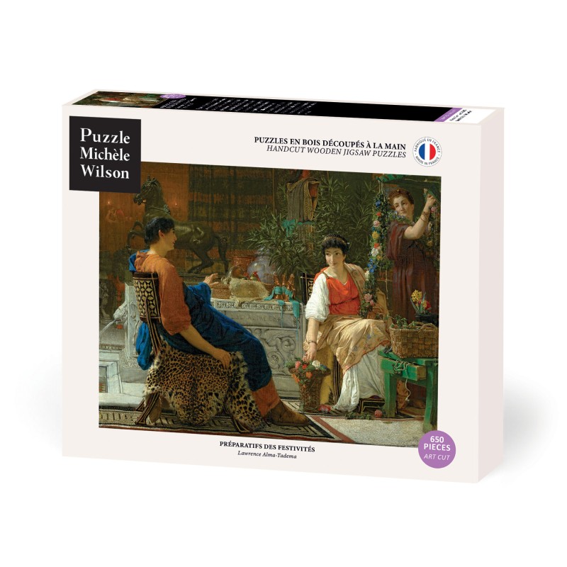 Puzzle 650 pièces - Préparatifs des festivités, Lawrence Alma-Tadema