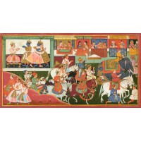 Puzzle 1000 pièces - Scène du Bhagavata Purana