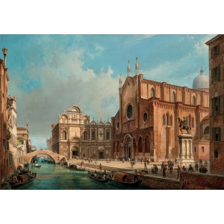 Puzzle 1500 pièces - Place Santi Giovanni e Paolo, Luigi Querena