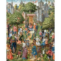 Puzzle 1800 pièces - Fête des archers, Maître de Francfort
