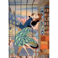 Puzzle 150 pièces - Le baiser, Alexis Bruchon