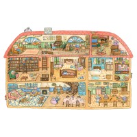 Puzzle 250 pièces - La maison des souris, Miss Fauvine