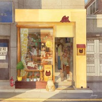Puzzle 350 pièces - La boutique de Limduey, Séoul, Limduey