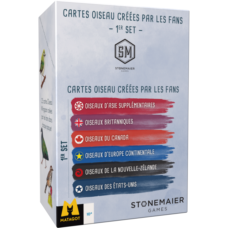 Wingspan - Cartes désignées par les fans Pack 1