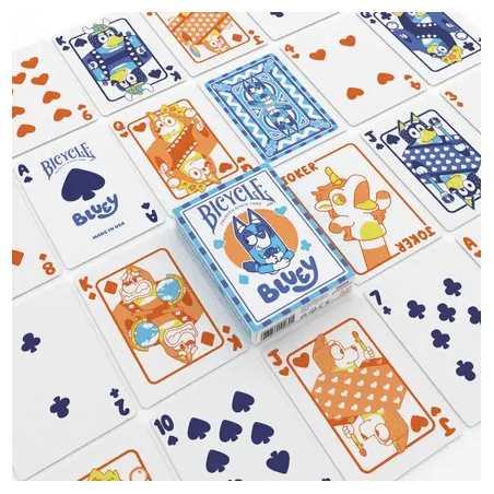 Cartes Bicycle Bluey