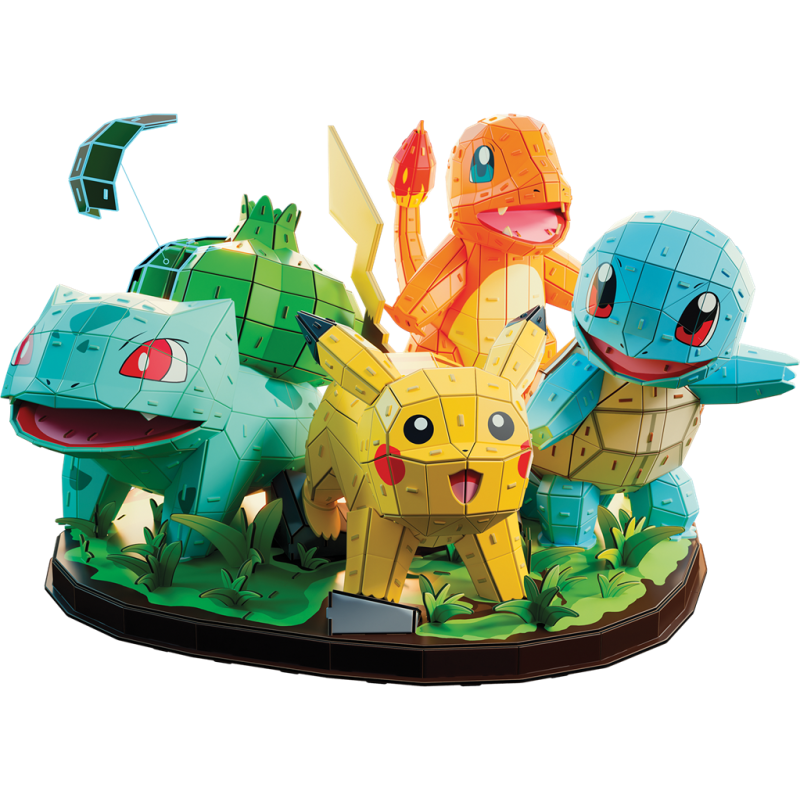 Puzzle 4D Pokémon Diorama Région Kanto