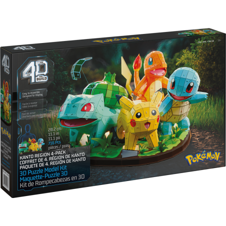 Puzzle 4D Pokémon Diorama Région Kanto