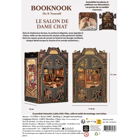 Booknook Le Salon de Dame Chat