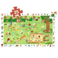 Puzzle 35 pièces - Le square des petits amis